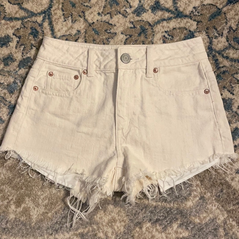 AE high rise festival American flag shorts